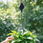 园艺挂钩可伸缩挂钩升降吊篮鸟笼花盆挂钩创意居家悬挂吊兰工具
