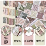 书写分类索引贴纸防水彩色文件夹书本笔记本自粘空白不干胶标签贴