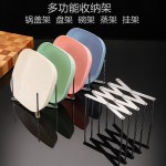 厂家直销不锈钢收纳伸缩置物架可调节碗碟架厨房蒸架沥水架锅盖架
