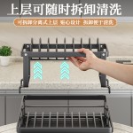 家用厨房碗碟置物架收纳沥水篮外贸碗盘沥水架碗架筷沥碗收纳盒