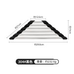 厨房水槽沥水架可折叠三角卷帘台面碗碟盘沥水架水池置物架滤水垫