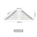 厨房水槽沥水架可折叠三角卷帘台面碗碟盘沥水架水池置物架滤水垫