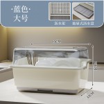 厨房置物架装碗筷收纳盒碗碟沥水架家用放碗箱碗盘收纳架台面碗柜