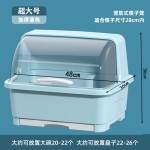 厨房沥水碗柜带盖放碗箱装碗碟盘餐具家用碗架置物架碗筷子收纳盒