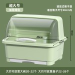 厨房沥水碗柜带盖放碗箱装碗碟盘餐具家用碗架置物架碗筷子收纳盒