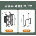 厨房置物架碗碟收纳双层家用餐具放碗盘碗筷收纳沥水架台面整理