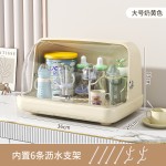 桌面杯子收纳置物架水杯收纳盒防尘防虫茶杯收纳箱托盘沥水杯架子