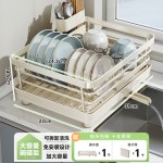 大容量厨房碗碟沥水收纳架 台面碗筷置物架碗架杯具碗盘水槽架