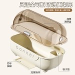 厂家直销厨房碗碟置物架带盖碗柜家用防尘餐具抽屉沥水置地收纳盒