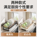 厨房家用碗碟沥水收纳架台面置物架带接水盘防潮碗盘托餐具架批发