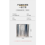 跨境304不锈钢筷子笼双格家用刀叉筷筒厨房沥水架筷子收纳架餐具