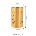 韩式不锈钢筷子筒烤肉店剪刀夹子收纳盒餐具沥水筷笼筷子架汤勺筒