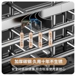 不锈钢筷子筒壁挂式厨房筷子笼家用勺子收纳盒通风沥水置物架代发