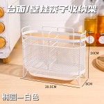 台面置物架家用厨房餐具创意美厨方型沥水筷子筒刀叉收纳圆形筷笼