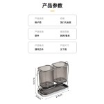 北欧轻奢沥水筷子筒厨房勺子收纳盒家用置物架筷子篓厨房收纳筷笼