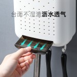 家用带盖防尘筷子篓厨房置物架筷子筒挂壁式沥水餐具收纳盒筷笼子
