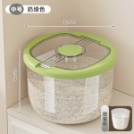 米桶家用厨房食品级米缸防虫防潮储粮桶五谷杂粮翻盖大容量密封桶