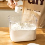 米桶食品级家用装米桶防虫防潮米缸大容量储粮桶透明可视面桶米箱