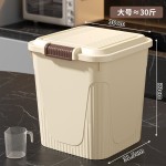 储存量大翻盖式米桶猫粮狗粮储存面粉储物密封防虫防潮家用装米箱
