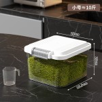 储存量大翻盖式米桶猫粮狗粮储存面粉储物密封防虫防潮家用装米箱