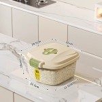 辉海家用米桶防虫防潮密封食品级记录日期米面储存罐大容量米桶箱