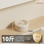 新款米桶家用食品级储米罐带轮款无轮款密封防潮大容量米
