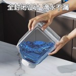 家用五谷杂粮罐密封防虫防潮储物罐加厚带盖透明放豆子装米收纳罐