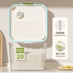 家用厨房米桶防虫防潮密封塑料加厚米箱装面粉杂粮透明带盖收纳盒