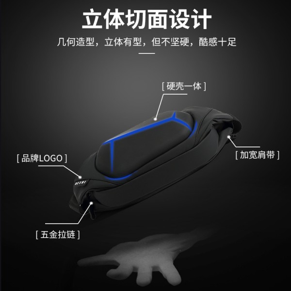 手机腰包男新款工作包高档男士胸包订制运动跑步手机包定制logo