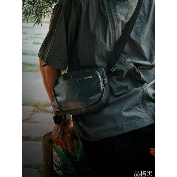 跨境运动腰包尼龙便携相机收纳包户外单肩斜挎包防水轻便男女款