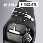 胸包男士轻便单肩斜挎包户外旅行休闲斜跨包运动胸前男手机平板包