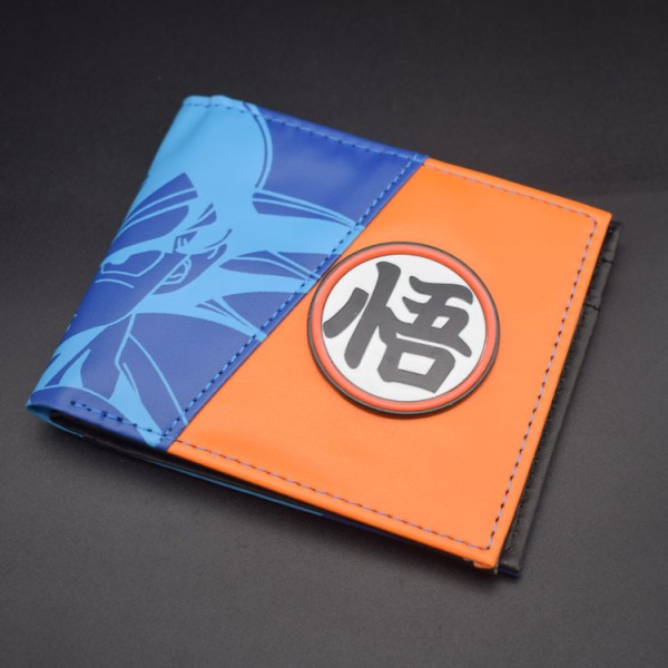 二次元学生男士钱包皮夹 动漫周边七龙珠钱包孙悟空卡通pu皮革