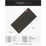 新款磨砂男士钱包长款 韩版时尚西装包大容量男士钱夹厂家直供