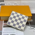 外贸驴家男士钱包短款钱包多卡位二折皮革欧美时尚钱夹卡包60223