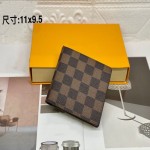 老花格子短夹钱包外贸钱包货源欧美经典款时尚爆款字母男士60223