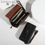 跨境男士钱包PU多卡位休闲长款钱夹新款大容量手拿包手机零钱包男