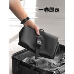 男士出差洗漱包高级感磁吸锁扣大容量干湿分离旅行化妆用品收纳袋
