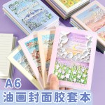 厂家批发A6胶套本64k便携学生小笔记本记事本备忘日记横线口袋本
