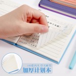 每日计划本便携记事本彩色封面笔记本随身迷你口袋本方形笔记本