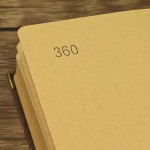 加厚复古笔记本精品牛皮纸空白页365天记事本2026日程本每日计划