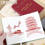 烫金方形小号随身本子便携口袋本可爱迷你简约记事本高颜值日记本