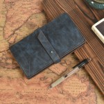跨境手账本仿皮复古笔记本便携活页本创意旅行日记本现货可压logo
