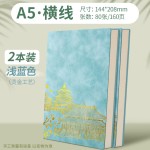 笔记本国潮风软皮记事本高颜值a5记事本高档笔记本大学生学习工作