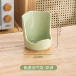 家用陶瓷厨房锅盖架台面汤饭勺架置物架收纳台式方勺子饭勺架子