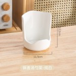 家用陶瓷厨房锅盖架台面汤饭勺架置物架收纳台式方勺子饭勺架子