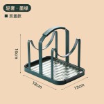 免打孔锅盖架厨房置物架多功能锅盖放置器放厨具勺子铲锅盖收纳架