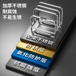 不锈钢台面锅盖架家用收纳沥水架锅架厨房砧板架切菜板收纳置物架