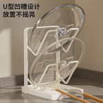 厨房家用台面锅盖架置物架立式多功能盖子锅铲砧板收纳沥水放置架