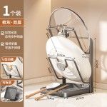 厨房台面锅盖架家用收纳砧板架沥水置物架案板架锅架锅具架批发