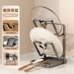 厨房台面锅盖架家用收纳砧板架沥水置物架案板架锅架锅具架批发